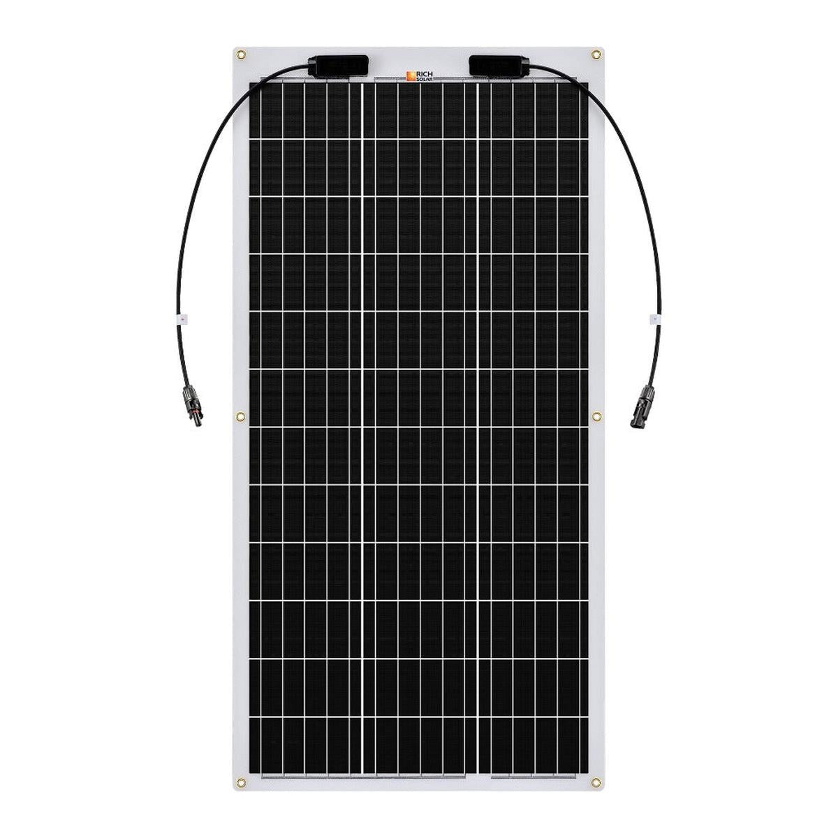 MEGA 100 FLEX | 100 Watt Flexible Solar Panel | Lightweight 12V Flexible Solar Panel for Vans, Boats, Trailers | High Efficiency-1