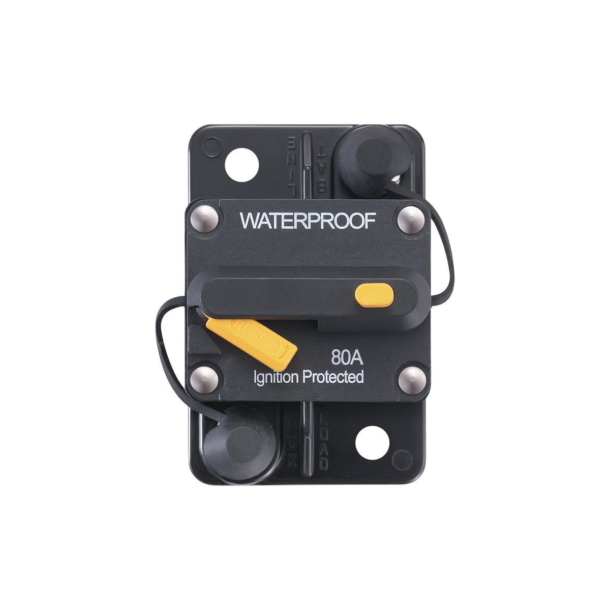 Single Pole Waterproof Circuit Breaker | Waterproof Thermal Type Breaker | Choose Amp: 30A, 40A, 60A, 80A, 100A, 120A, 150A, 150A, 200A, 250A - RICH SOLAR