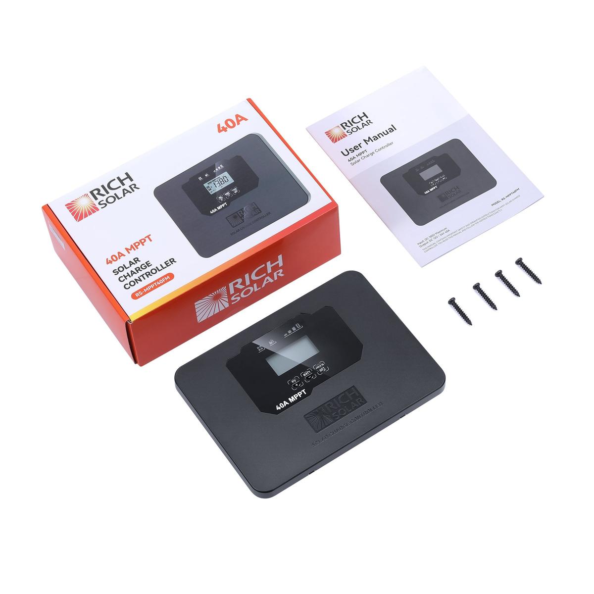 BRAVO FLUSH 40 | 40 Amp Flush Mount MPPT Solar Charge Controller | Premium 40A 12V/24V PWM Flush Mount Solar Controller for RVs, Trailers, Campers, Vans, Boats, Off-Grid | #1 Flush Mount MPPT Solar Controller-9