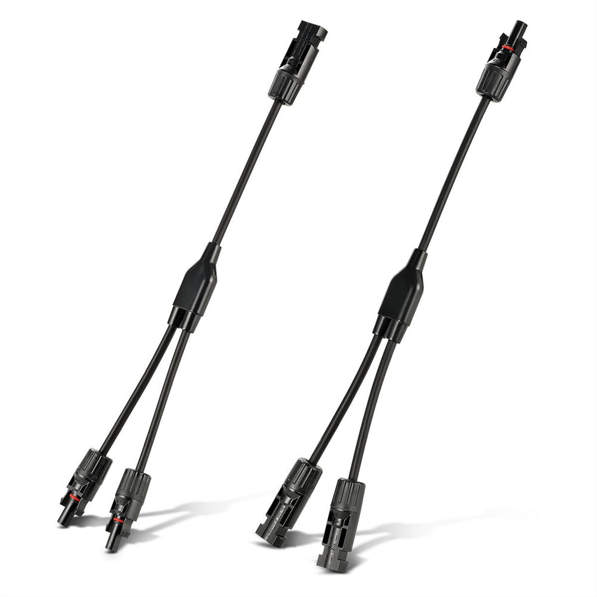 Y Branch 2-to-1 Solar Panel Parallel Adapters | Weatherproof PV Adapters for Solar Connection | Plug and Play-4
