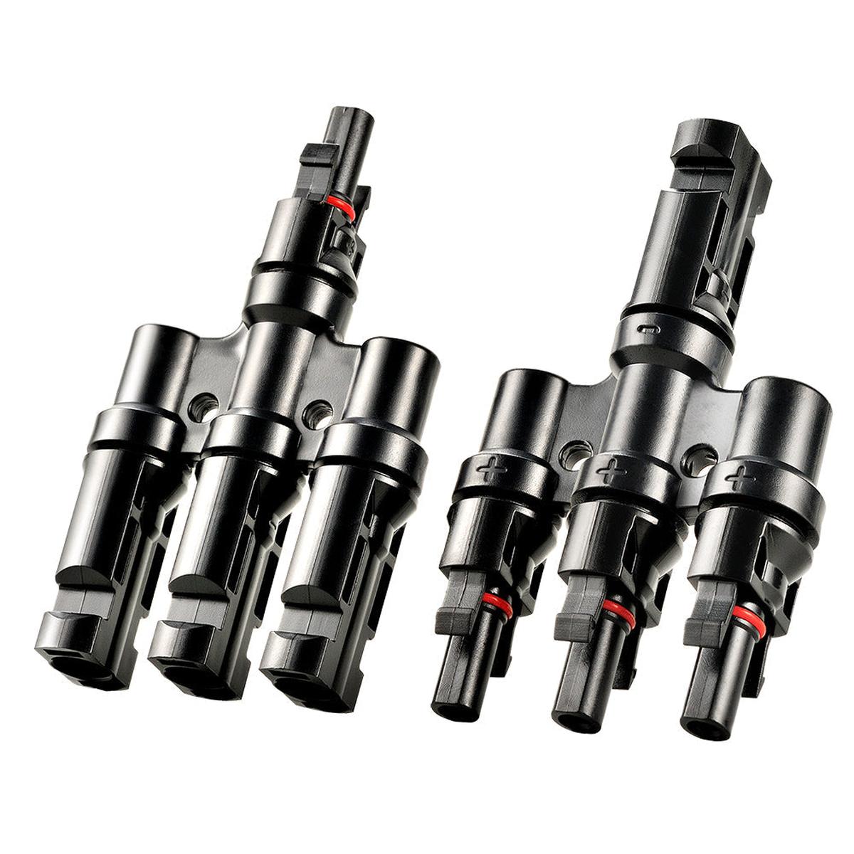 Y Branch 2-to-1 Solar Panel Parallel Connectors | Weatherproof PV Parallel Solar Connectors | Plug and Play-3