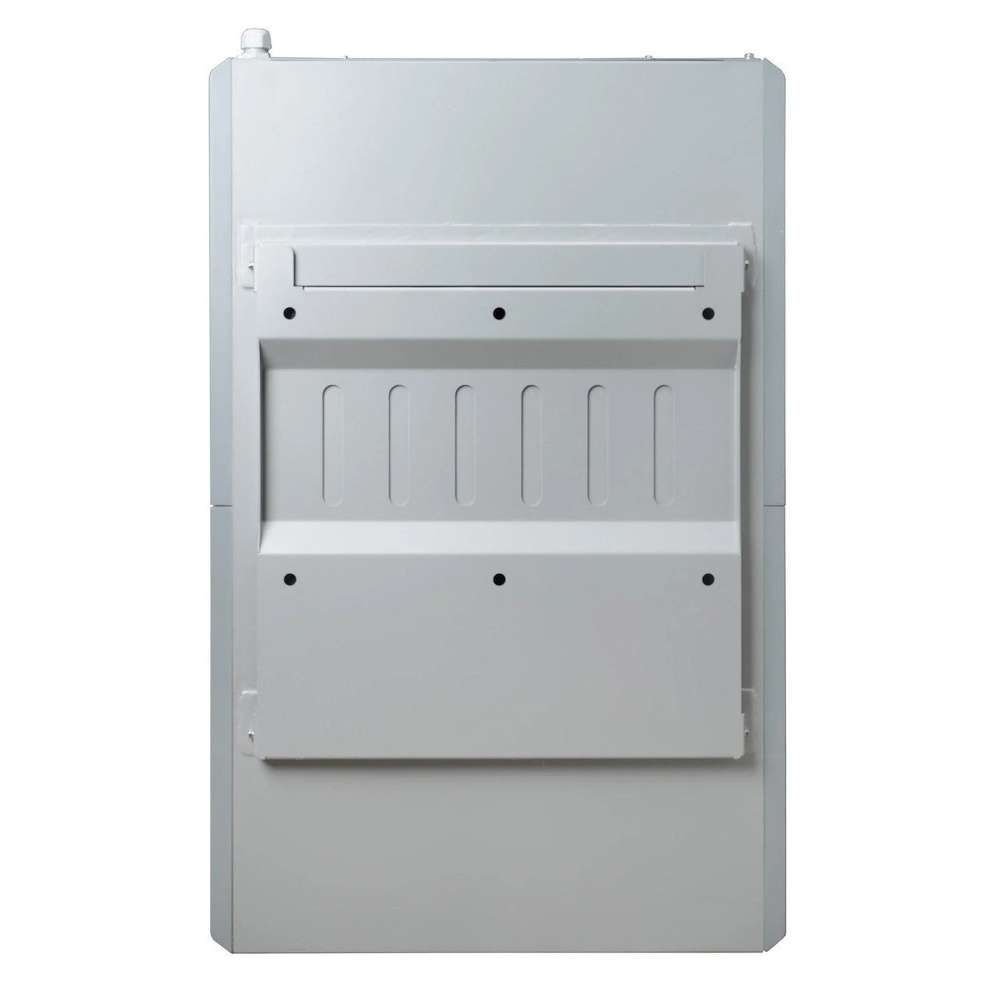 Rear view of EG4 PowerPro WallMount All Weather Lithium Battery 48V 280AH - EG4LIFPOW4-48V280A showing the solid metal back panel with mounting points
