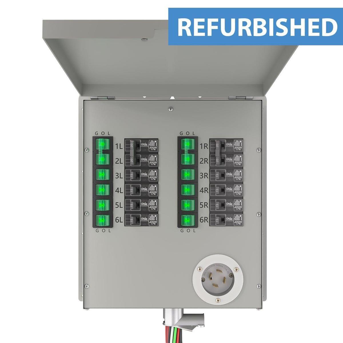 Refurbished - Nature's Generator 12-Circuit 120/240V 30A Non-Automatic Power Transfer Switch-11