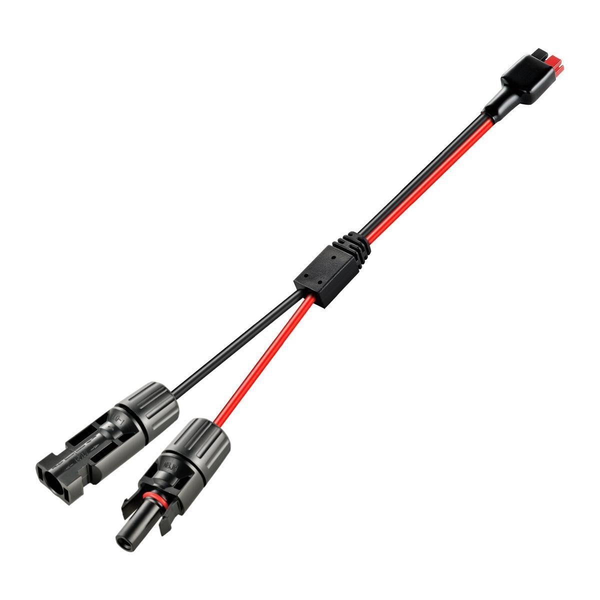 Anderson Adapter to Solar Connectors | Anderson to Solar Connector Adapter | Red and Black Anderson to PV Panel Connection | Easy Install-1