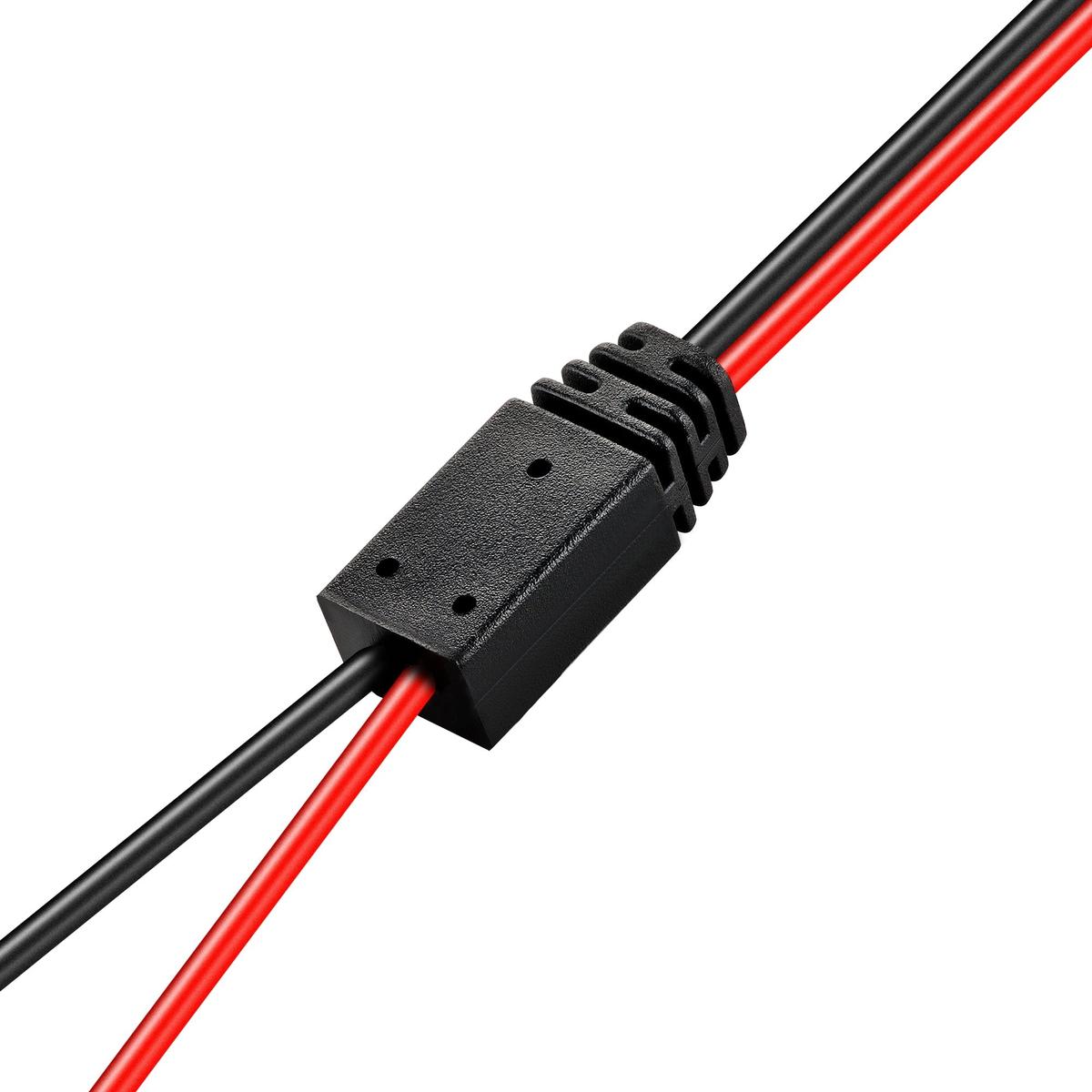 Anderson Adapter to Solar Connectors | Anderson to Solar Connector Adapter | Red and Black Anderson to PV Panel Connection | Easy Install-5