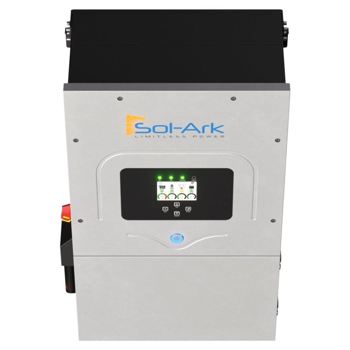 Sol-Ark 12K 120/240/208V 48V [All-In-One] Pre-Wired Hybrid Solar Inverter | 10 Year Warranty-3