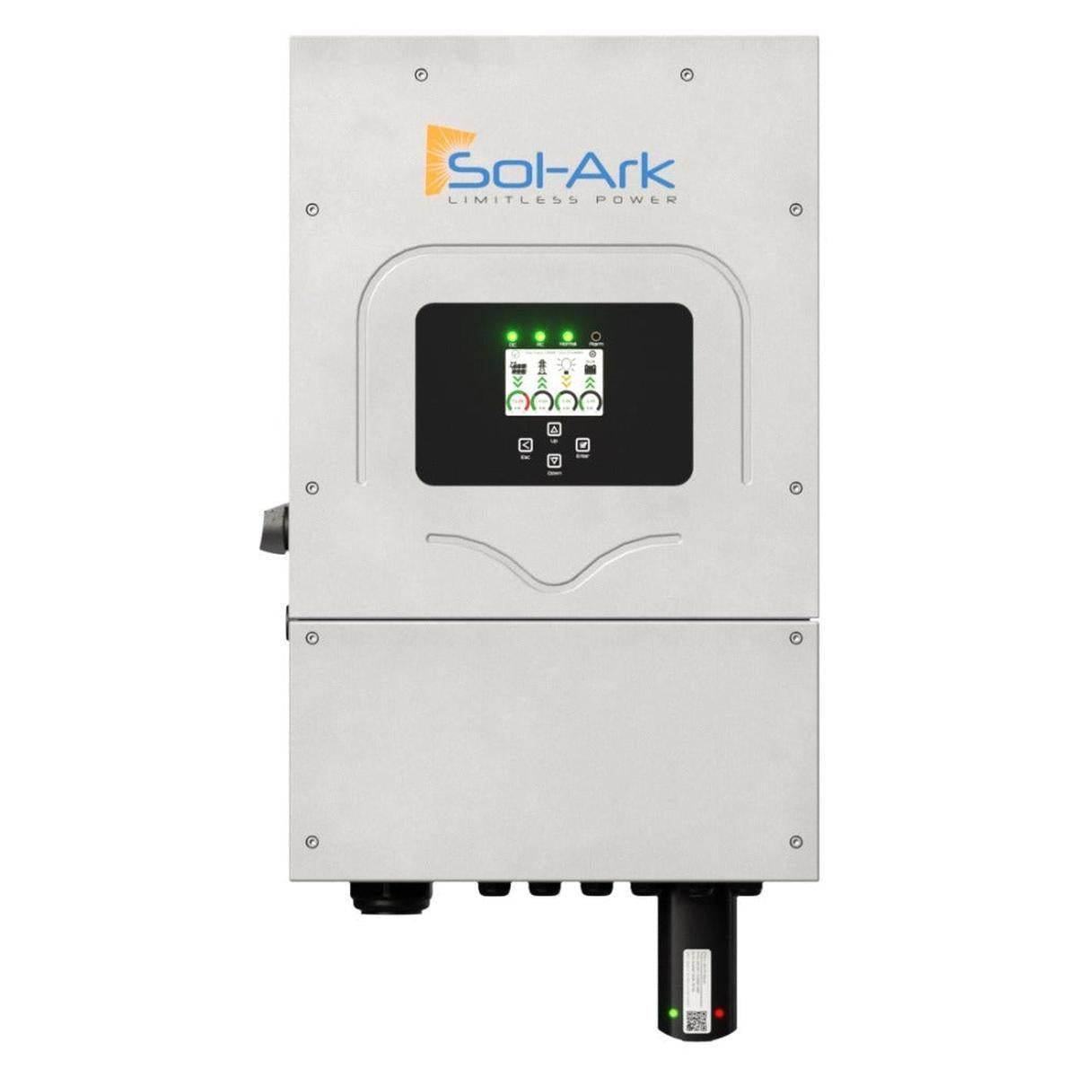 Sol-Ark 8K 120/240/208V 48V [All-In-One] Hybrid Solar Inverter (EMP Hardened) | 10 Year Warranty-1