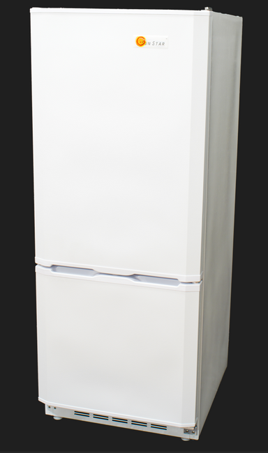 SunStar Freezer Fridge Upright Refrigerator 12/24 VDC/120 VAC, 10 Cu Ft [White]-1