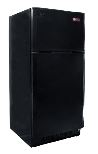 SunStar Freezer Fridge Upright Refrigerator 12/24 VDC/120 VAC, 16 Cu Ft [Black]-1