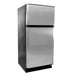 SunStar Freezer Fridge Upright Refrigerator, 12/24 VDC/120 VAC, 16 Cu Ft [Stainless]-1