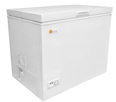 SunStar Freezer Fridge Chest Freezer/Cooler, 12/24 VDC, 8 Cu Ft [White]-1