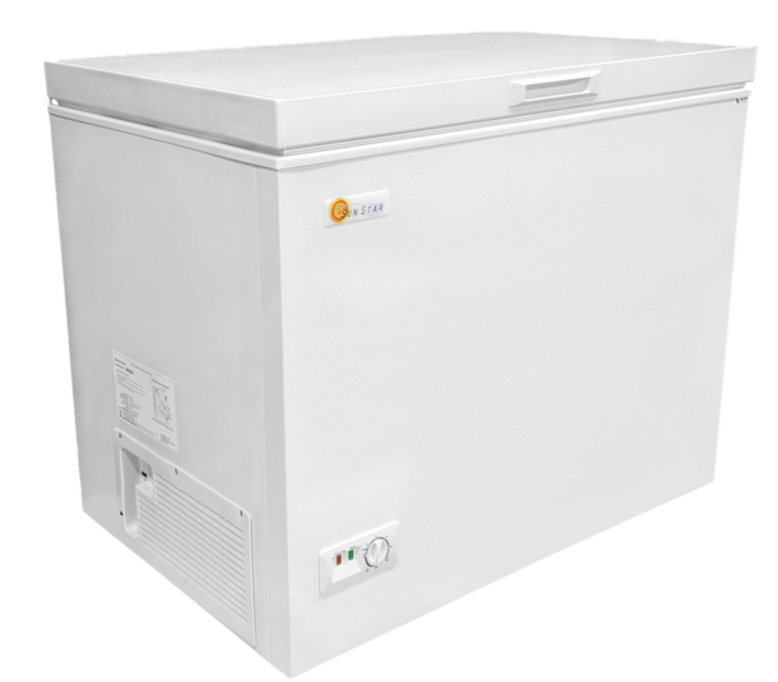 SunStar Freezer Fridge Chest Freezer/Cooler, 12/24 VDC, 8 Cu Ft [White]-1
