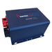 Samlex America Evolution Series EVO-3012 3000 Watts 12VDC Pure Sine Inverter/Charger is shown at an angle, highlighting the blue casing, mounting base, and battery terminals