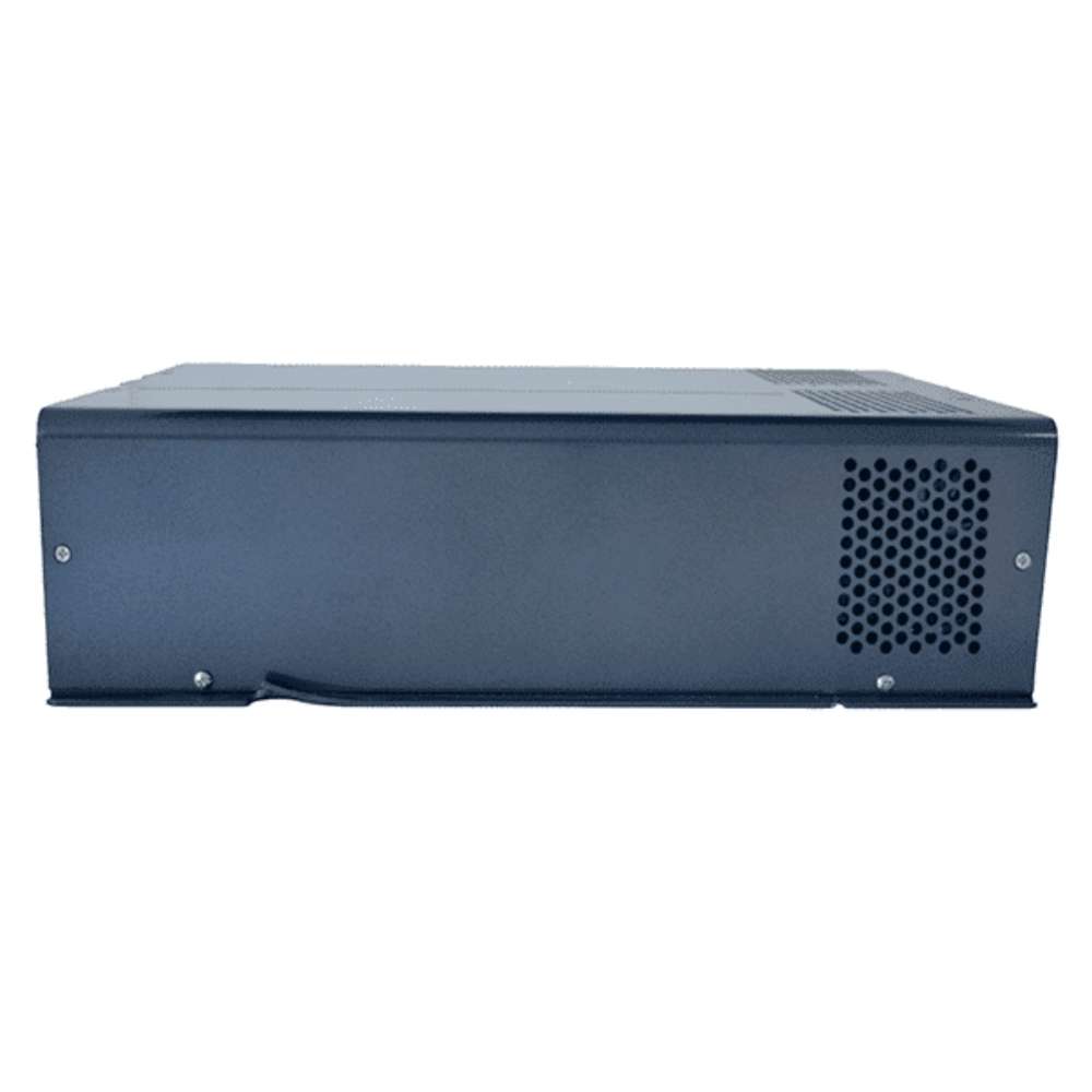 Samlex America PST Series PST-200S-24E 2000 Watts 24VDC Pure Sine Inverter - Export Version is shown from the side as a flat metal panel with cooling vents