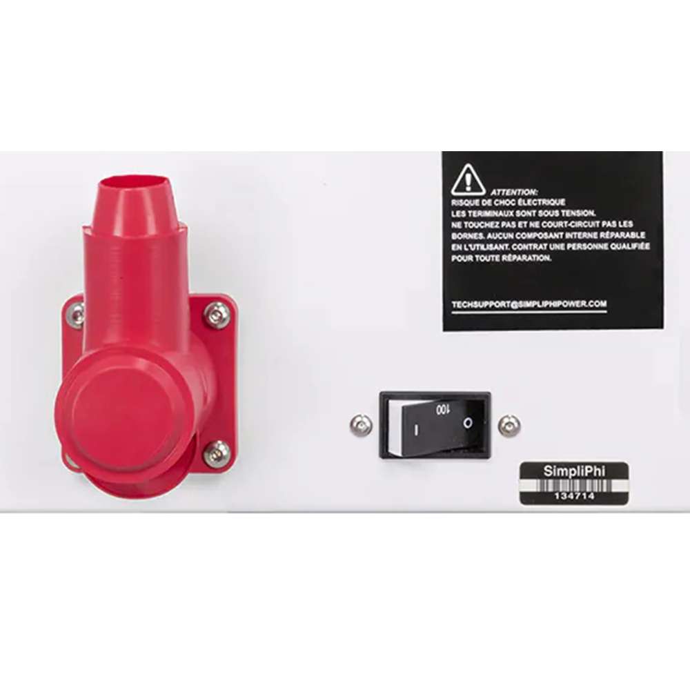 Simpliphi by Briggs & Stratton PHI-3.8-24-M 24 Volt 3.8kWh Lithium Battery associated safety image showing UL9540A testing and ETL Intertek UL1973 certification markings