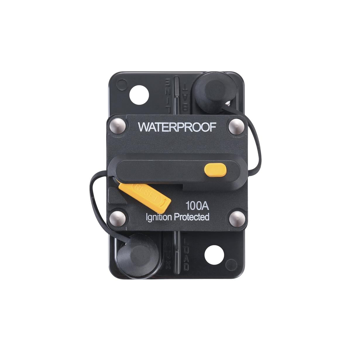 Single Pole Waterproof Circuit Breaker | Waterproof Thermal Type Breaker | Choose Amp: 30A, 40A, 60A, 80A, 100A, 120A, 150A, 150A, 200A, 250A - RICH SOLAR