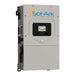 Sol-Ark 18kW Hybrid Inverter System - SA-18K-2P has a compact gray design with a digital display and cooling vents