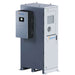Sol-Ark 60 kWh Outdoor Lithium Battery System - L3-HVR-60KWH appears closed with a side control unit on a sleek gray body