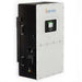 Sol-Ark 60kW Hybrid Inverter System stands upright with a sturdy black side housing, metal handles, and a digital interface showing power readings