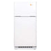 SunStar ST-16RF-W 16 cu.ft. DC/AC Refrigerator - White from a front-left angle giving a sense of its depth and boxy, upright shape