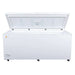 SunStar ST-21CF 21 cu.ft. DC Powered Chest Freezer/Refrigerator is shown open from the front, emphasizing its large interior
