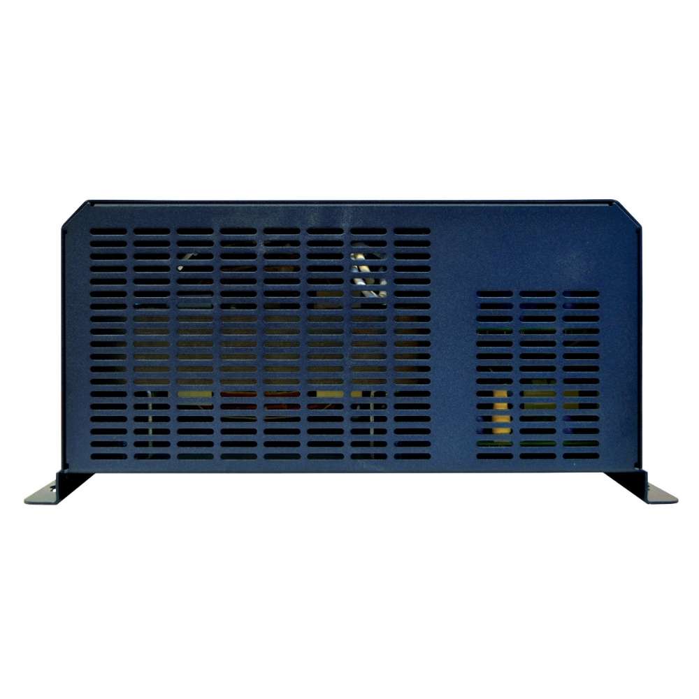 Vented rear panel with cooling fans on the Samlex America Evolution Series EVO-1212F 1200 Watts 12VDC Pure Sine Inverter/Charger