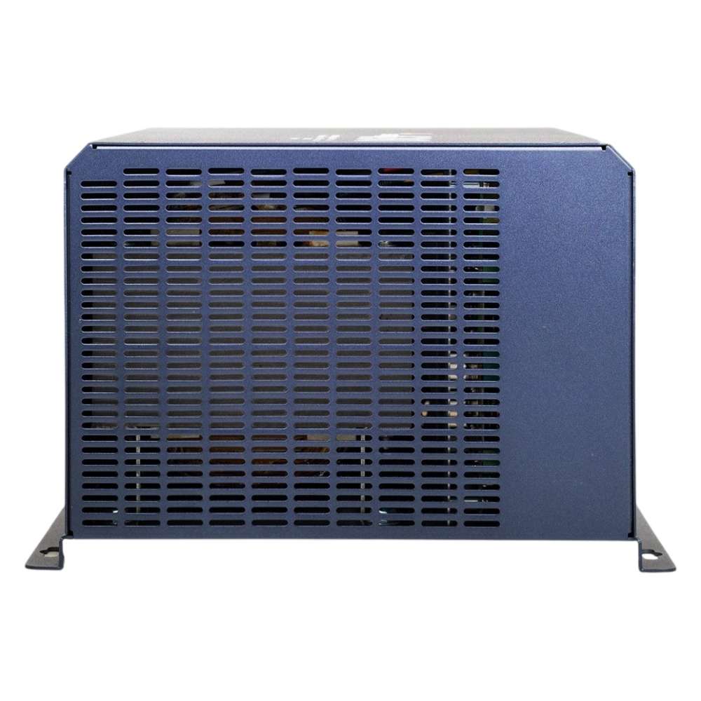 Vented side panel of the Samlex America Evolution Series EVO-4248SP 4200 Watts 48VDC Pure Sine Inverter/Charger, designed for airflow and cooling