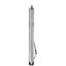 Vertical stainless-steel pump with a blue cable represents the Grundfos 22 SQ15-220 SQ Series Solar Submersible Pump | 22 GPM | 1.5 HP | 220 Ft | 240 VAC