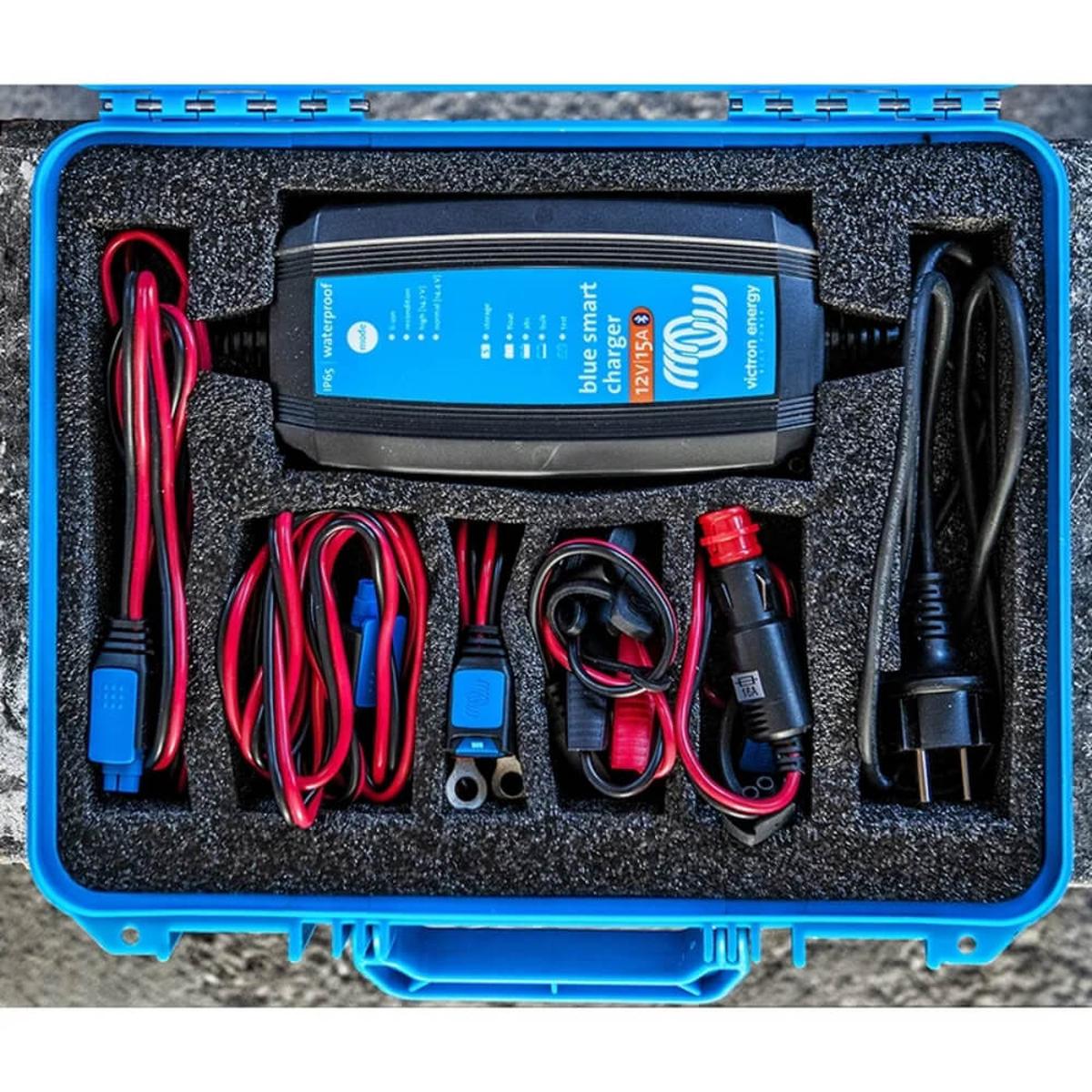 12V 15A Battery Charger Smart Blue