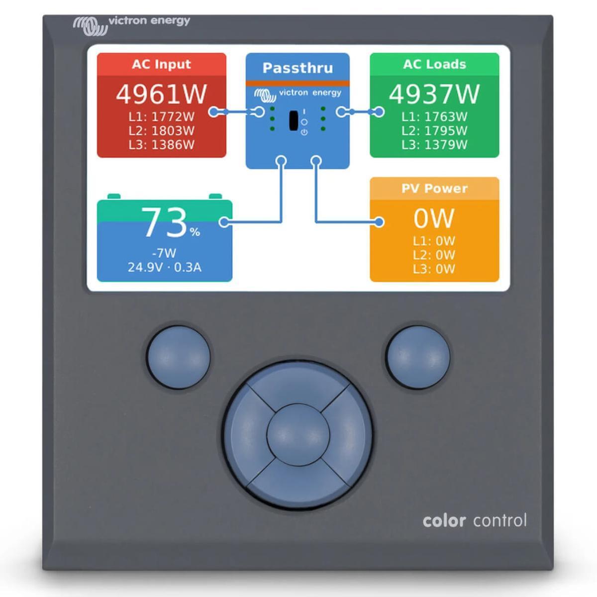 Victron Color Control GX and other GX devices for MultiPlus