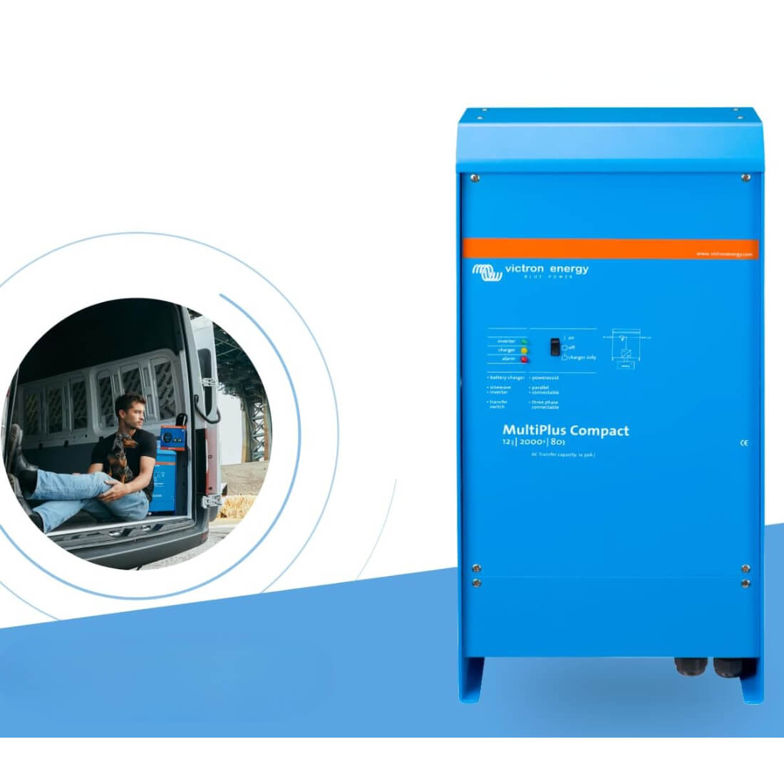 Victron MultiPlus C 2000VA Inverter/Charger - 120V System Configuration