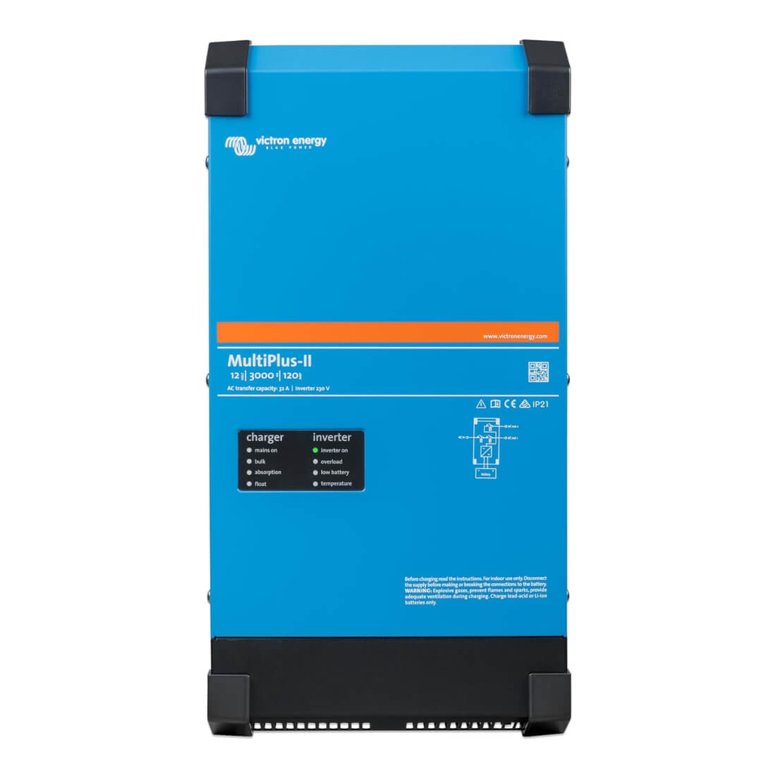 Victron MultiPlus-II 12/3000/120-50 120V Inverter Charger