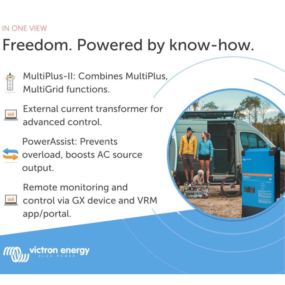 Victron MultiPlus-II 12/3000/120-50 120V Inverter Charger Features
