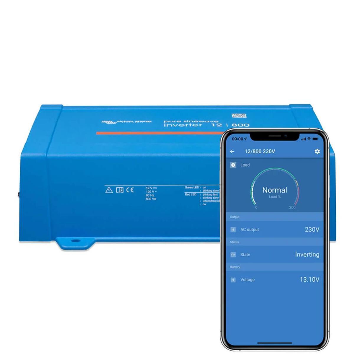 Victron Phoenix 12V VE.Direct NEMA 5-15R Inverter - Victron Connect