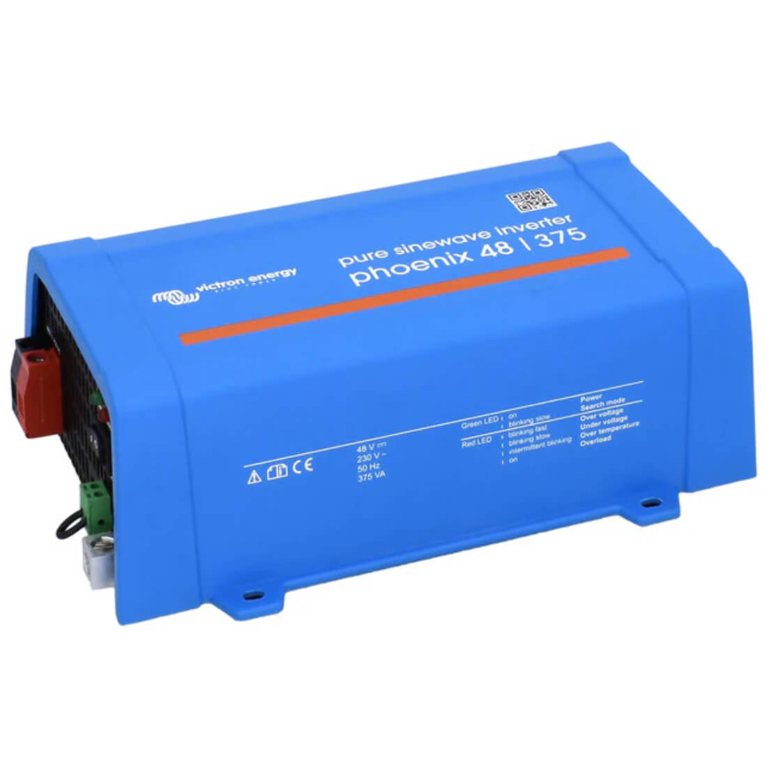 Victron Phoenix 48V NEMA 5-15R VE.Direct 375V upper View