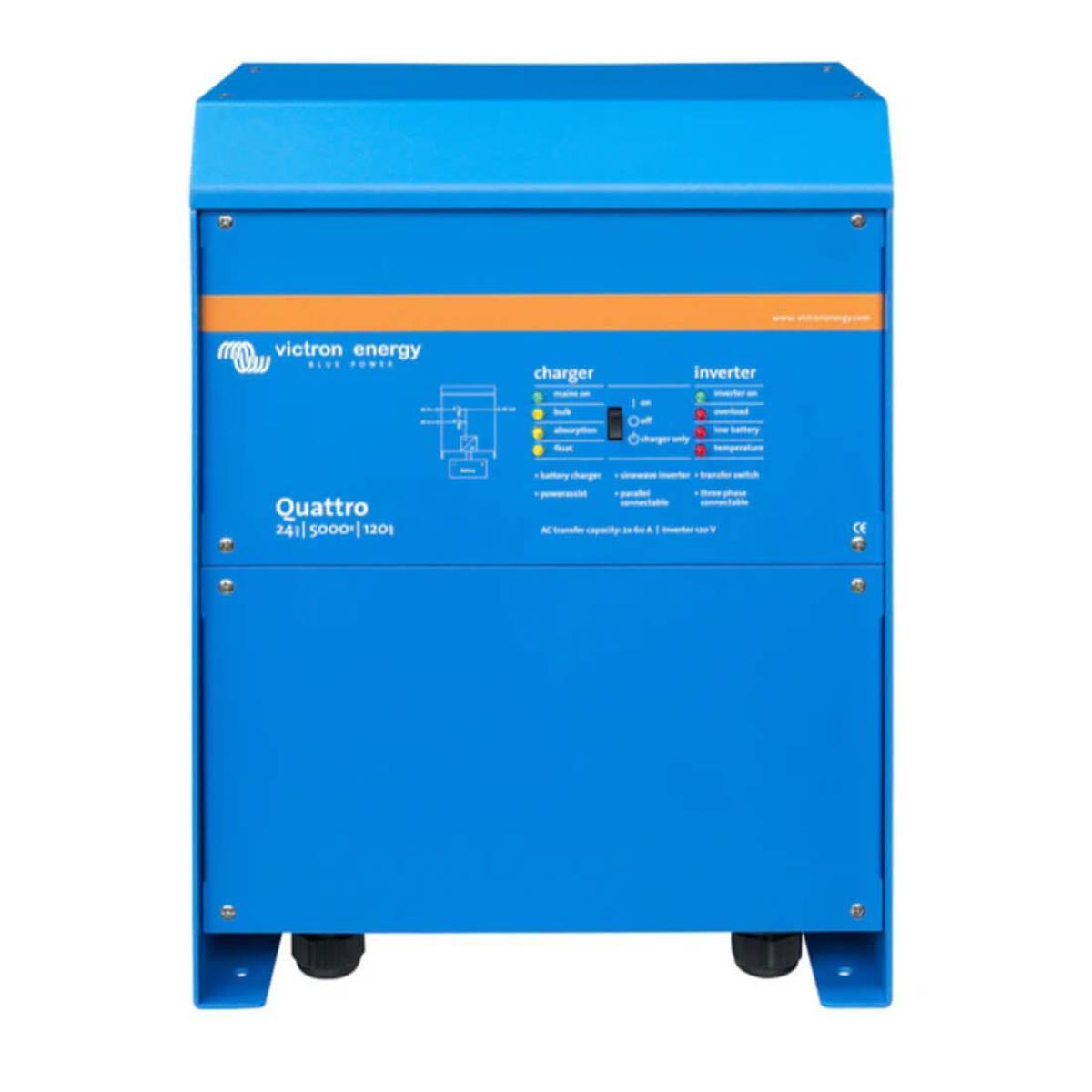 Victron Quattro 24V 5000W Inverter Charger Dual AC Input