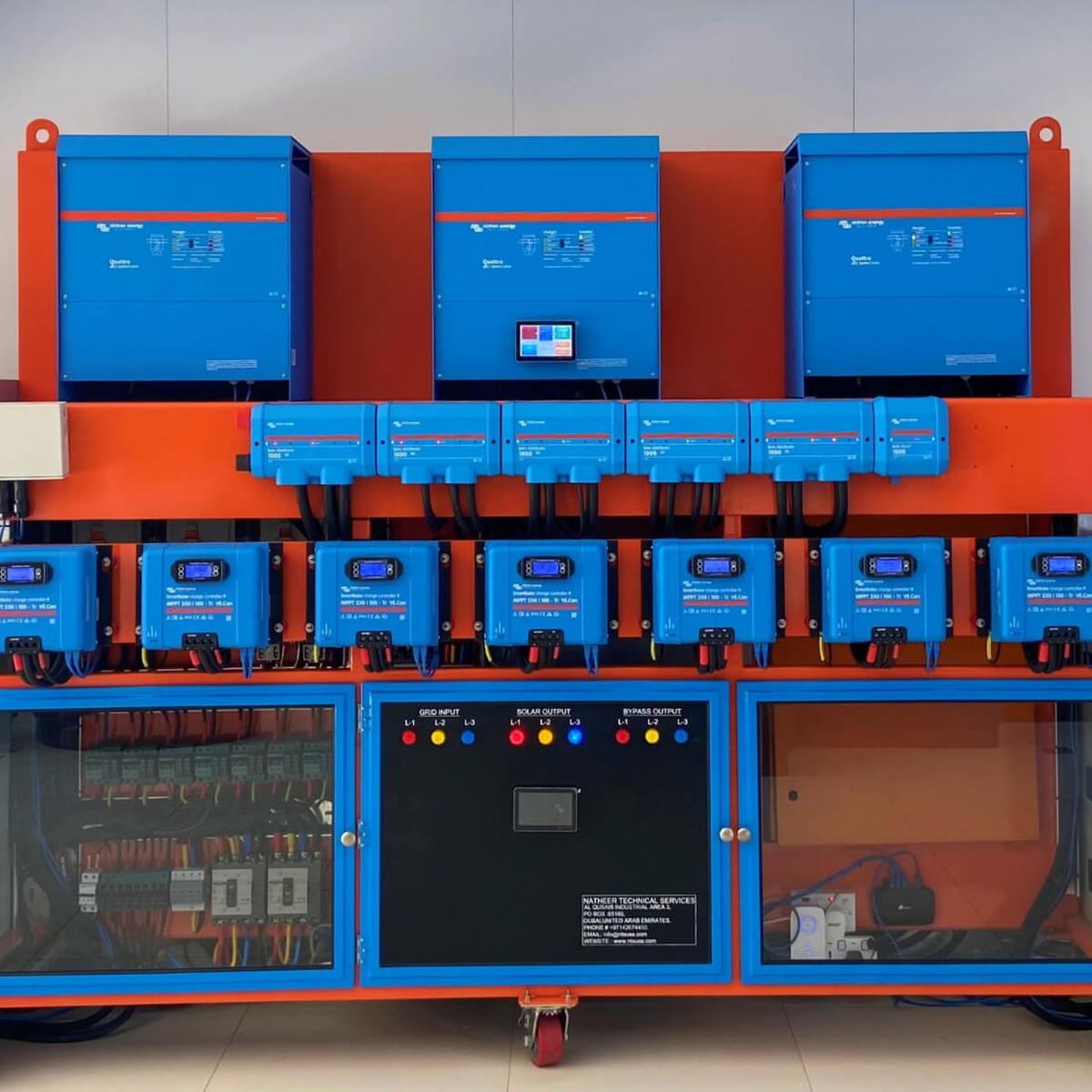 Victron Quattro 48V Inverter Charger Set Up