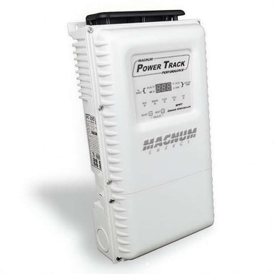 White Magnum Energy PT100 100 MPPT Solar Charge Controller with a front digital display