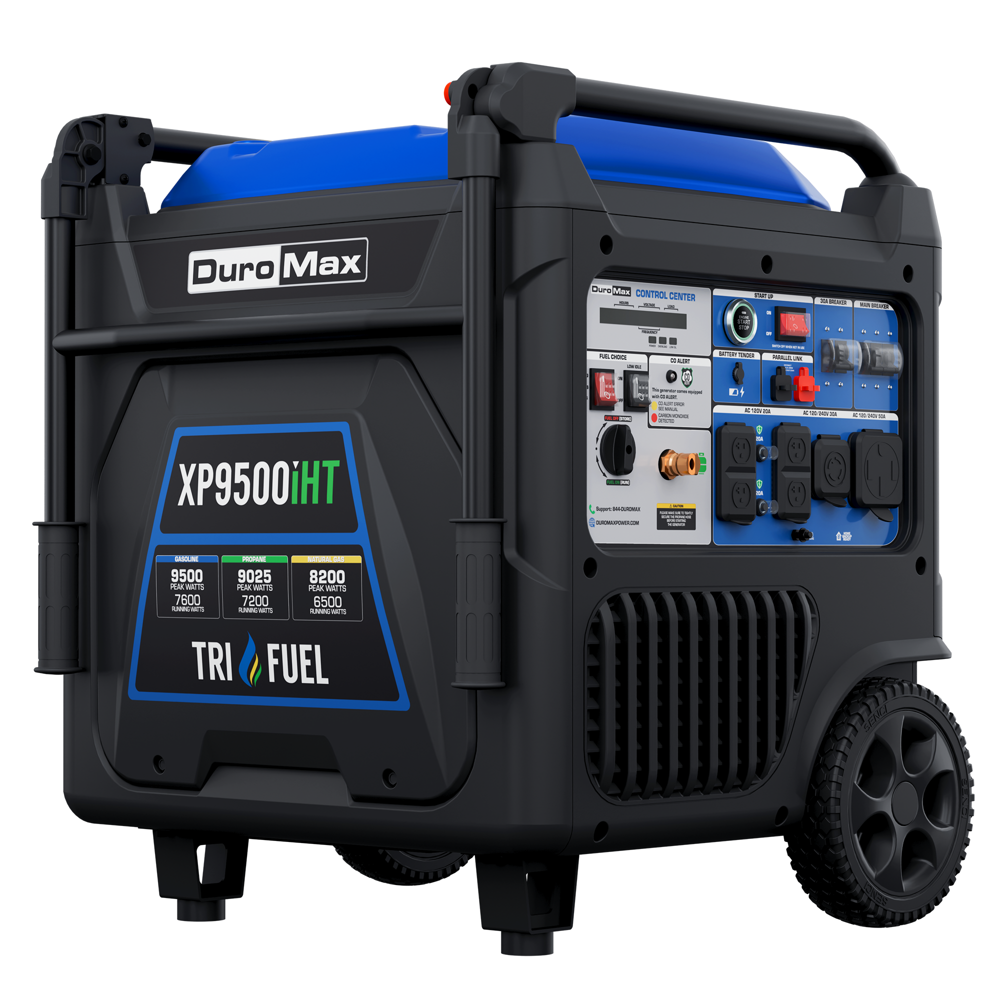 DuroMax XP9500iHT tri fuel inverter generator