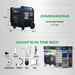 DuroMax XP11000iHT tri fuel inverter generator