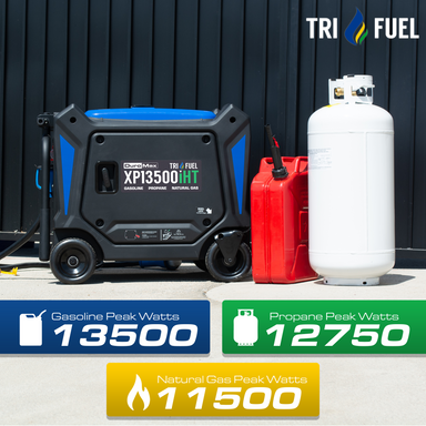 DuroMax XP13500iHT tri fuel inverter generator