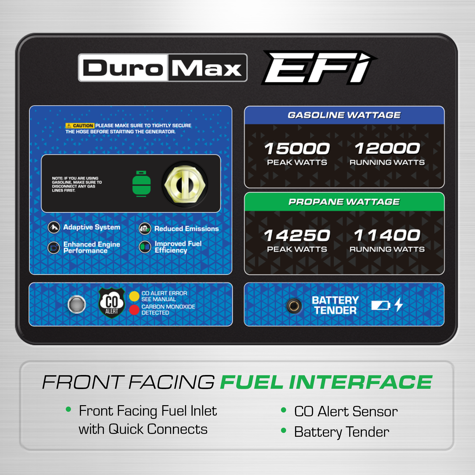 DuroMax XP15000HX+ dual fuel generator