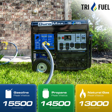 DuroMax XP15500HXT tri fuel generator