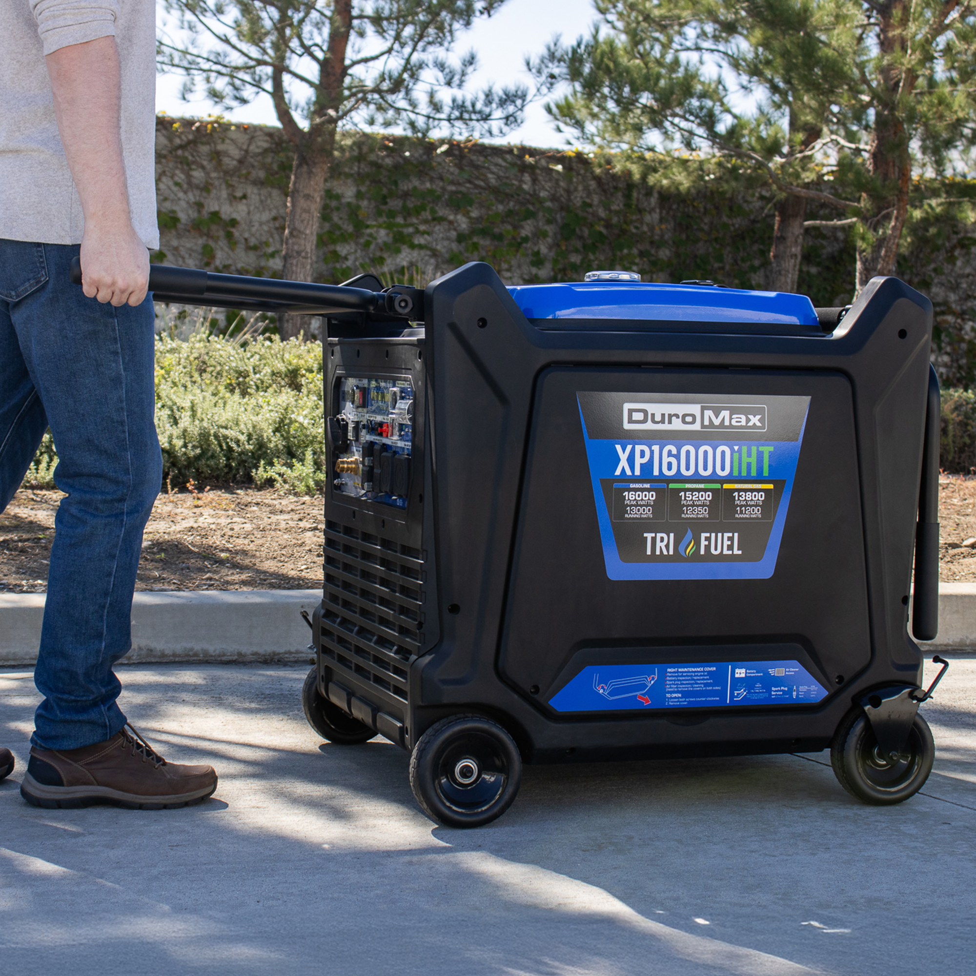 DuroMax XP16000iHT tri fuel inverter generator