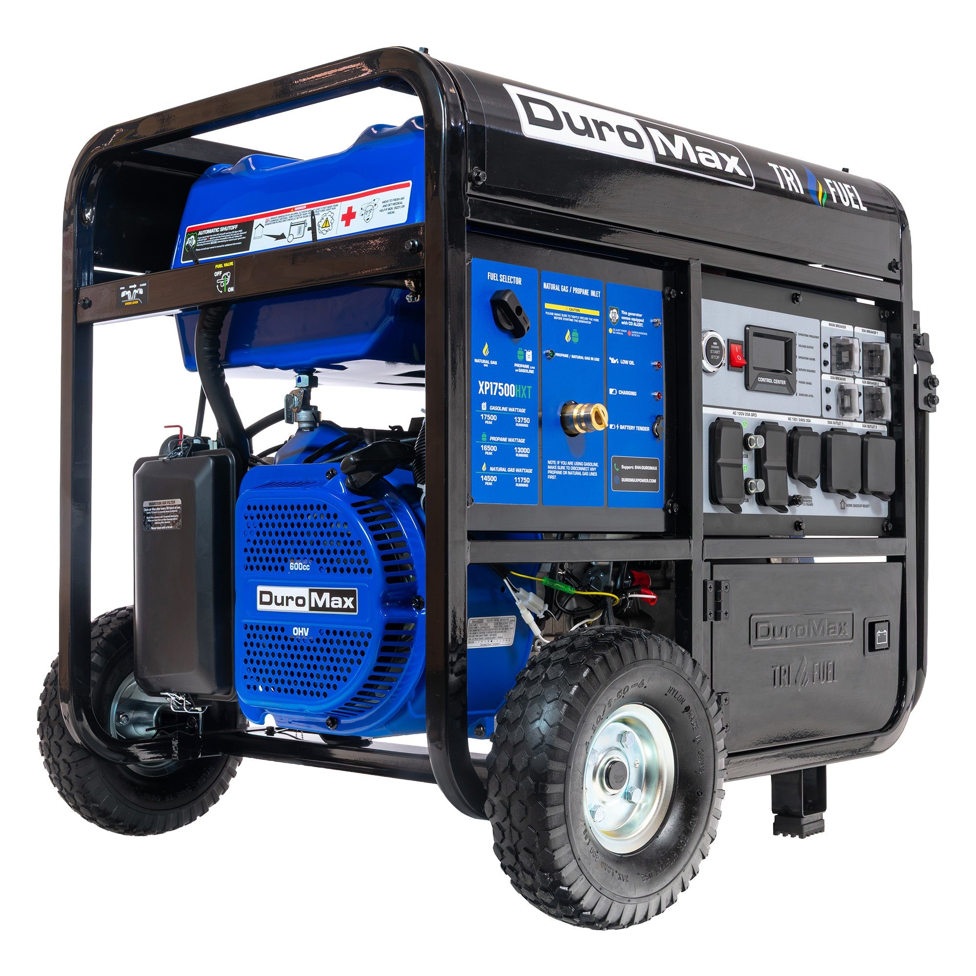 DuroMax XP17500HXT tri fuel generator