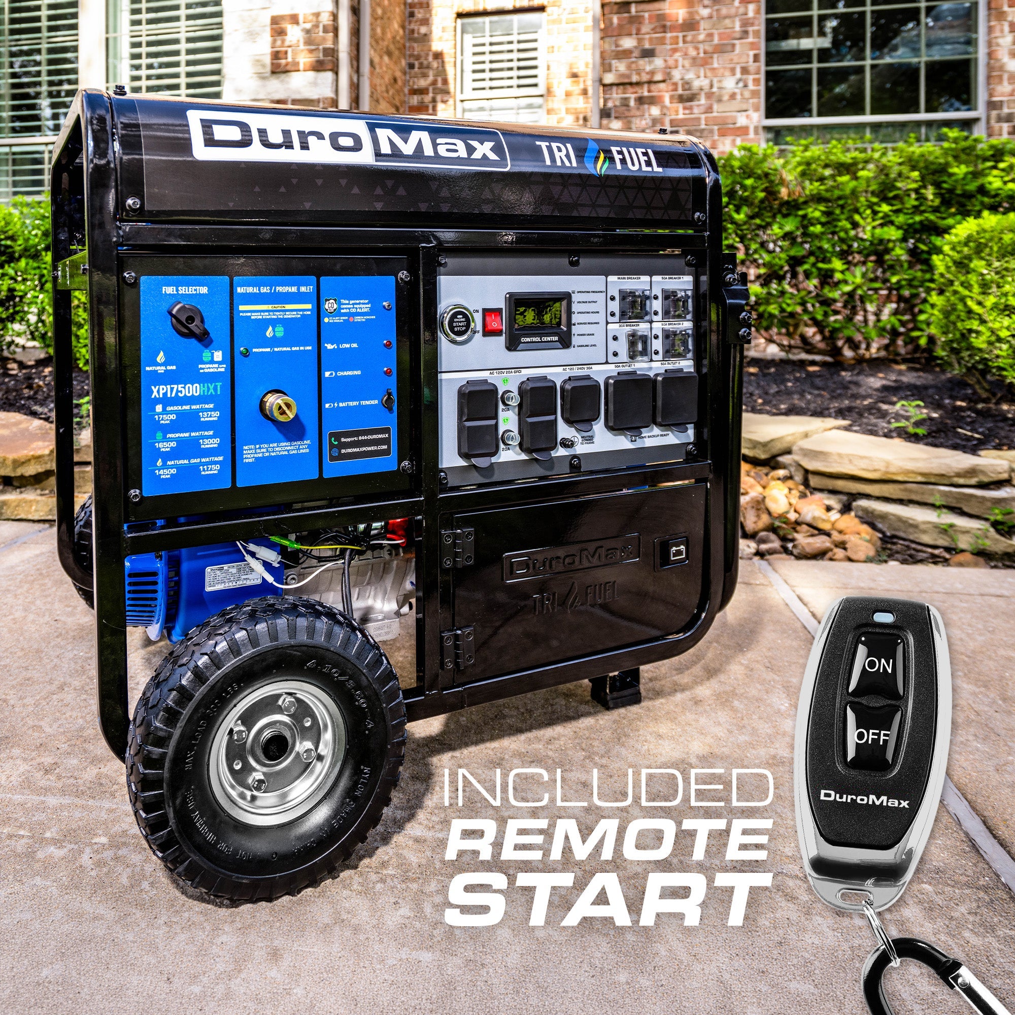 DuroMax XP17500HXT tri fuel generator