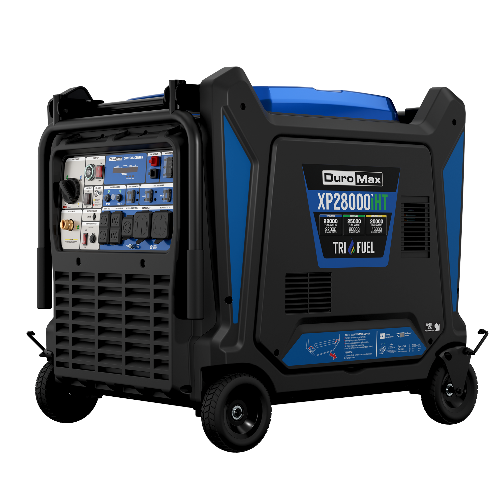 DuroMax XP28000iHT tri fuel inverter generator