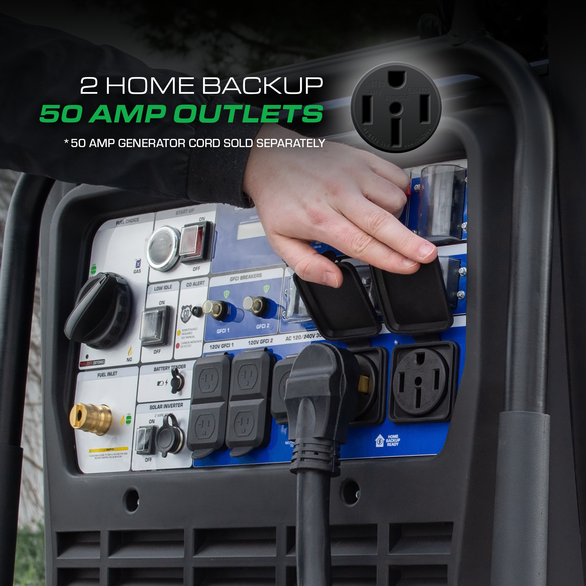 DuroMax XP28000iHT tri fuel inverter generator