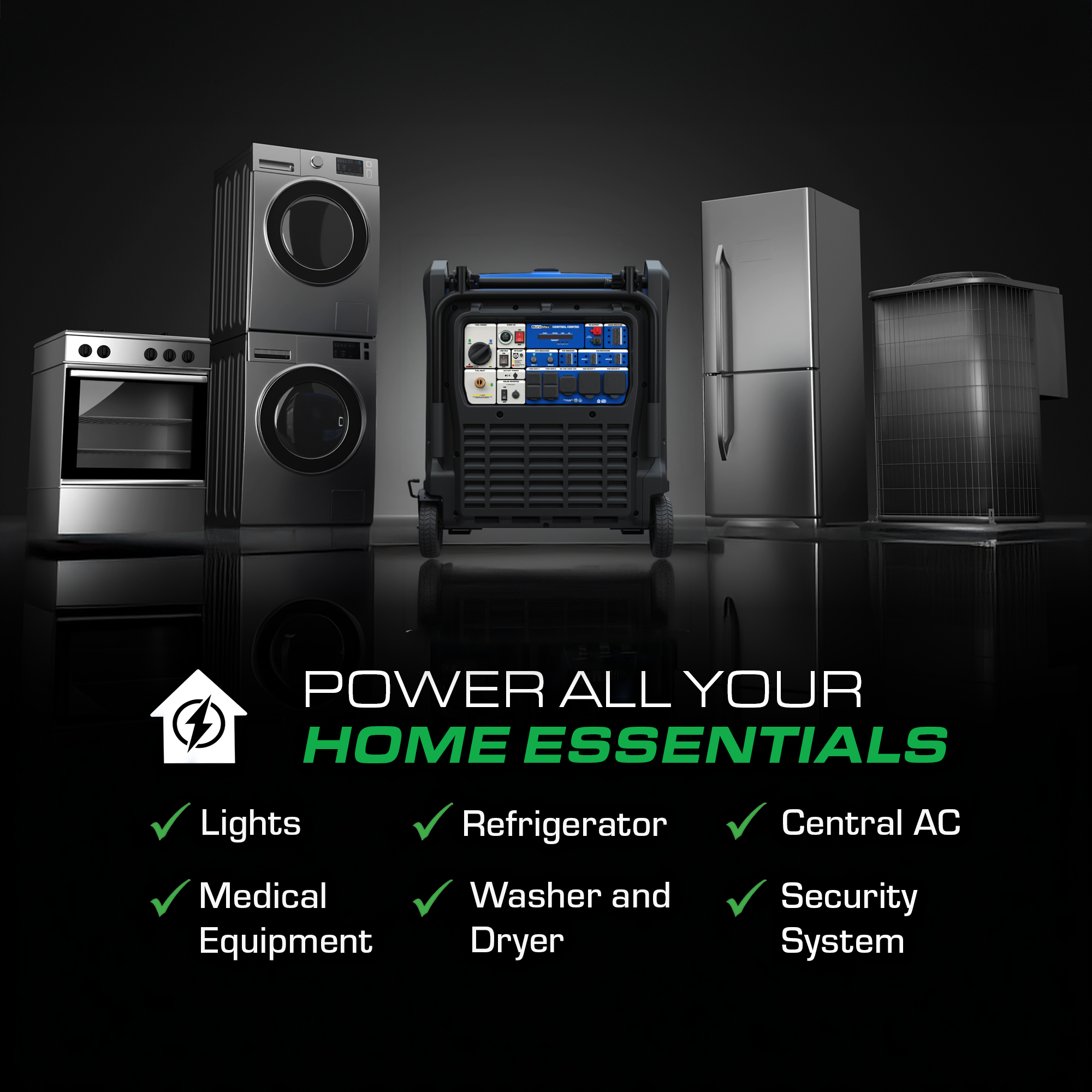 DuroMax XP28000iHT tri fuel inverter generator