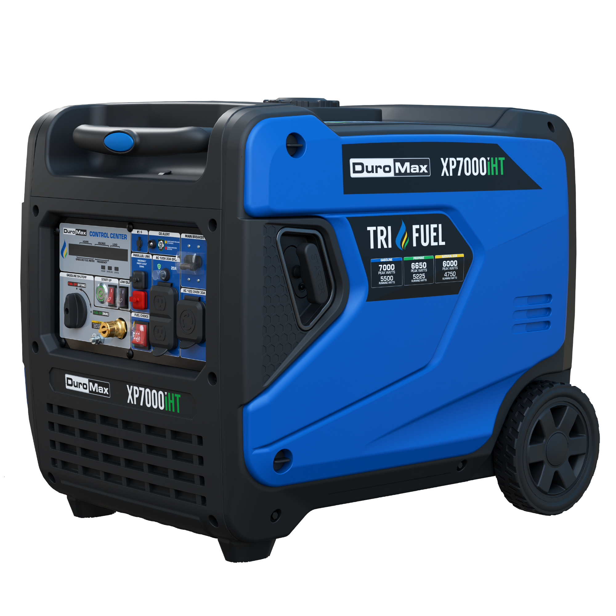 DuroMax XP7000iHT tri fuel inverter generator
